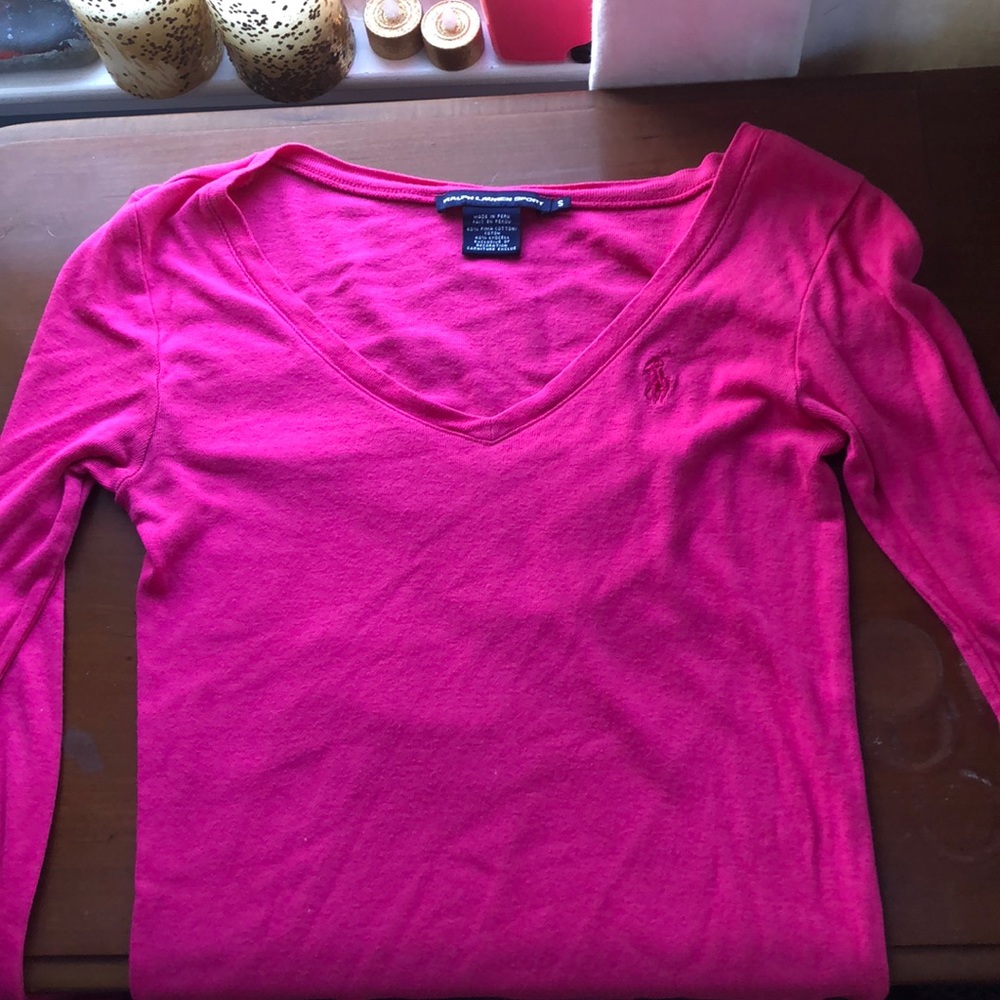 Pink Ralph Lauren Polo shirt
